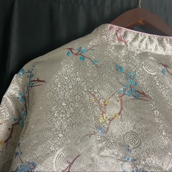 Last Chance ! Robert Louis Asian Floral Print Jacket   π - Picture 7 of 16